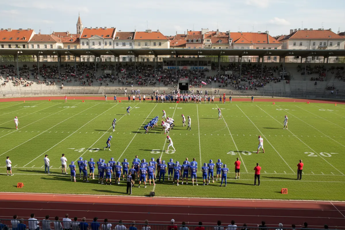 European-League-of-Football-Spielszene auf dem Feld – Symbolbild für ELF-Wetten