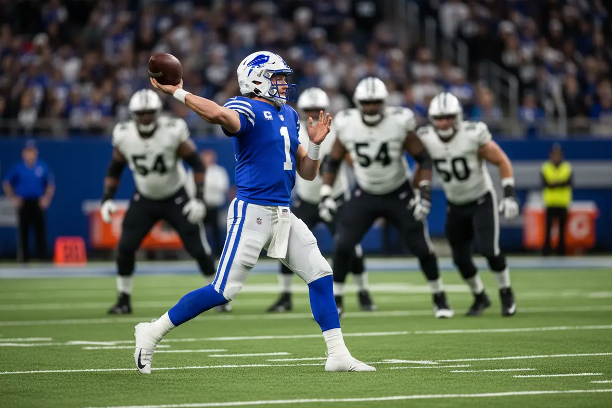 NFL-Quarterback beim Wurf – Symbolbild für Player Prop Bets